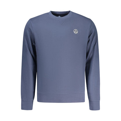 North Sails Blue Cotton Men Sweatshirt 1728,3XL,67403481248,Blue,Clothing,L,M,Men,New with tags,North Sails,S,Sweaters - Clothing,Sweatshirts - Sweaters - Clothing,XL,XXL
