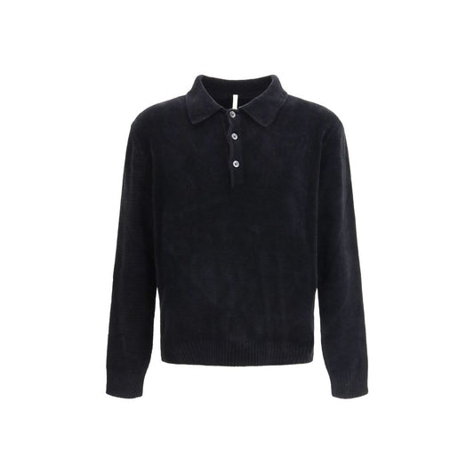Sunflower Black Cotton Polo Shirt