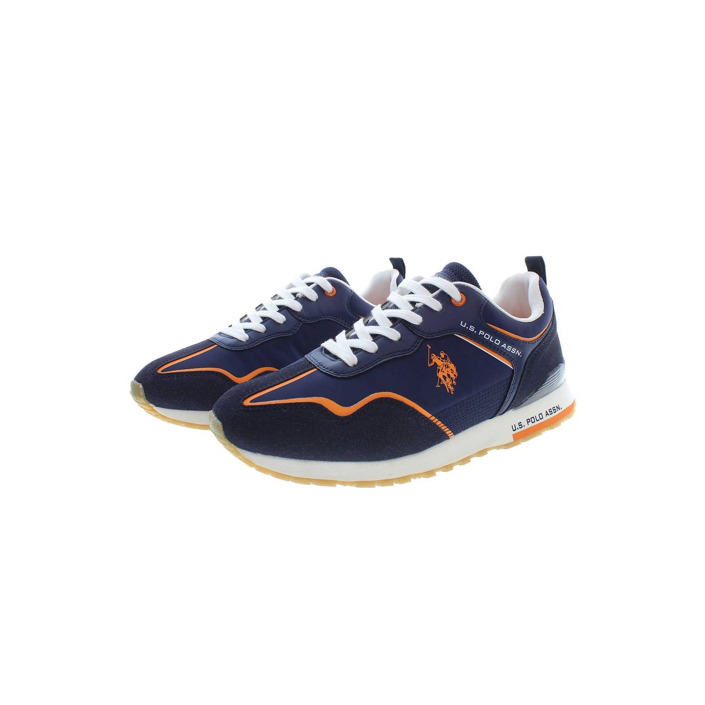U.S. POLO ASSN. Blue Polyester Athletic Sneakers