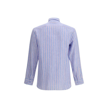 Etro Multicolor Linen Pattern Shirt