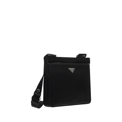 Prada Black Nylon Shoulder Bag 1728,72470364320,Bags,Black,Men,New with tags,Prada,Shoulder Bags - Bags