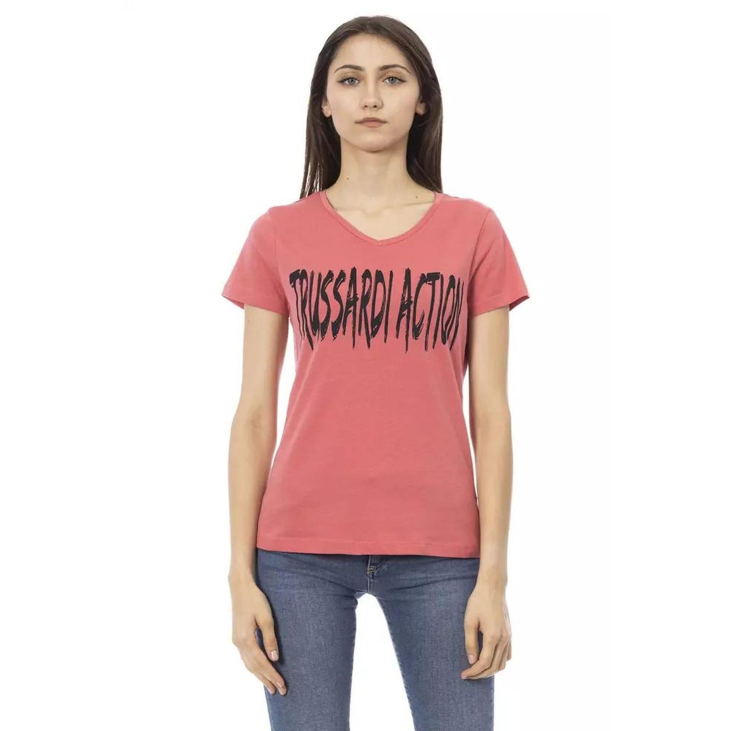 Trussardi Action Multicolor Cotton T-Shirt