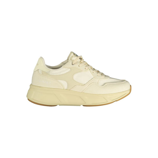 Twinset Beige Polyurethane Women Sneaker 1728,67403481248,Athletic - Sneakers - Shoes,Beige,EU36/US6,EU37/US7,EU38/US8,EU39/US9,EU40/US10,EU41/US11,New with tags,Shoes,Sneakers - Shoes,Twinset,Women