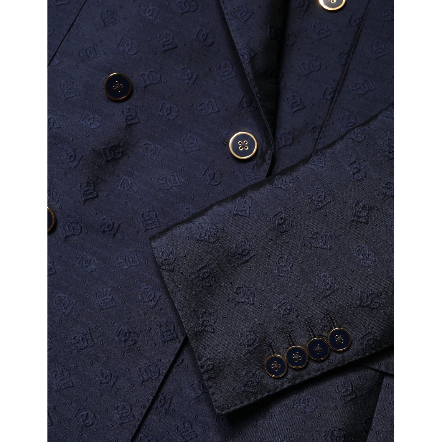 Dolce & Gabbana Dark Blue Double Breasted SICILIA 2 PC Suit