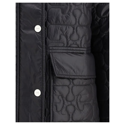 Ganni Gray Nylon Coat