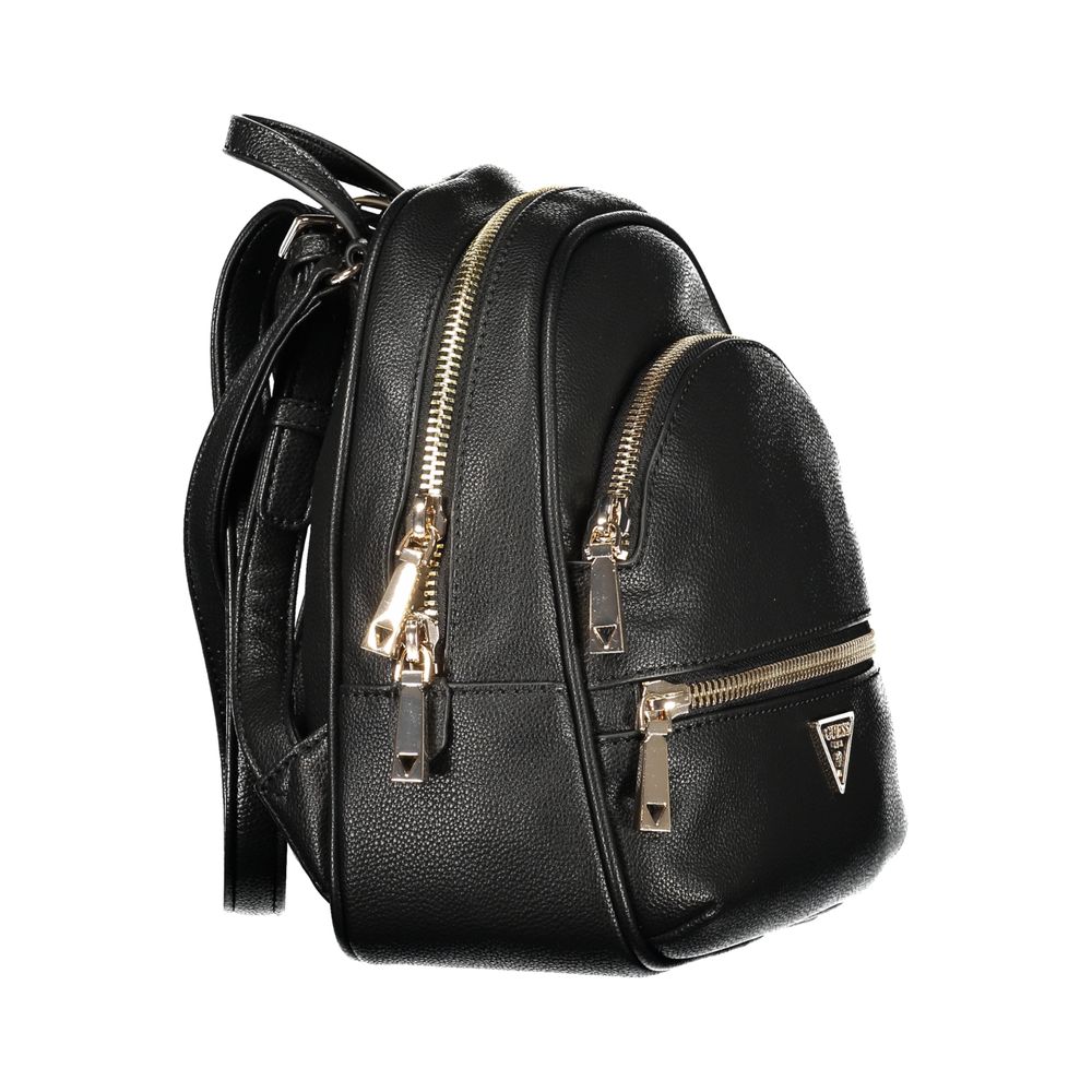 Guess Jeans Black Polyethylene Backpack