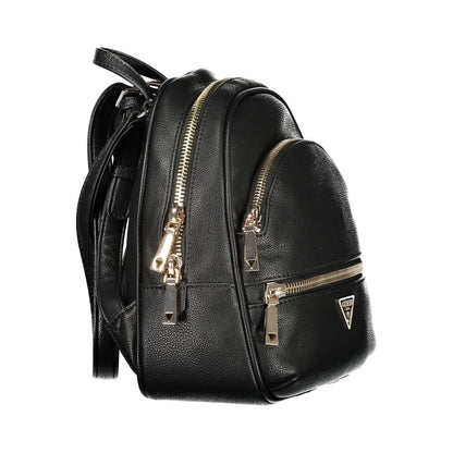 Guess Jeans Black Polyethylene Backpack