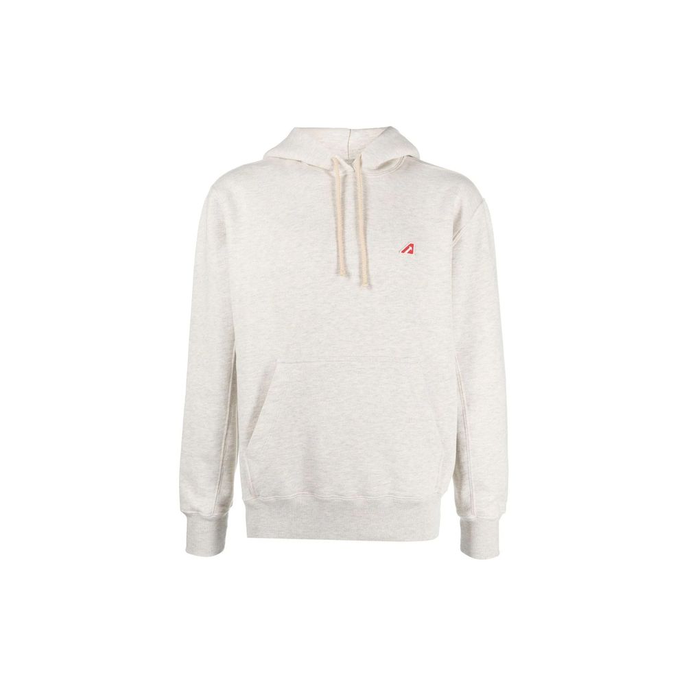 Autry Beige Cotton Hoodie