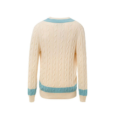 Gran Sasso White Cotton Sweatshirt