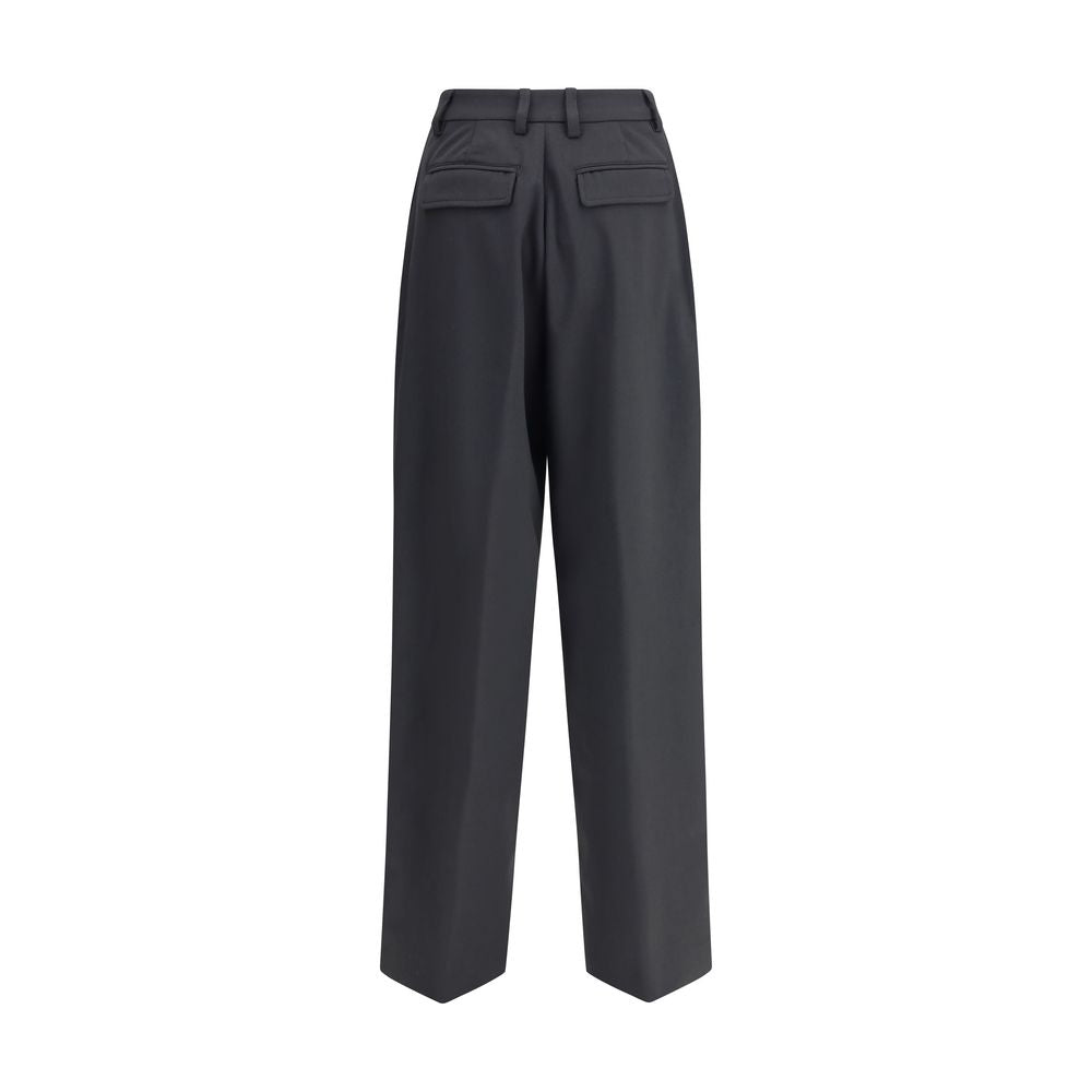 The Latest Black Polyester Casual Pants
