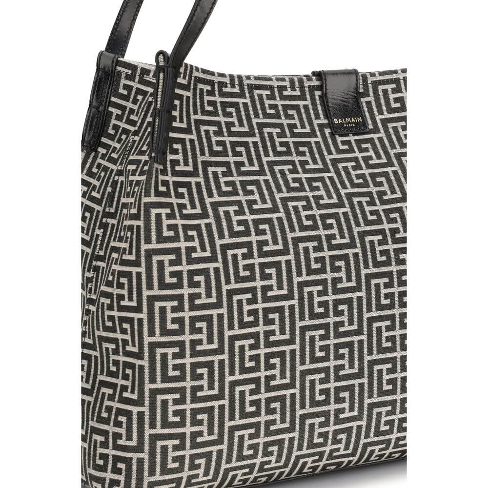 Balmain Black The Medium Tote Bag