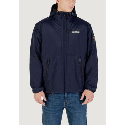 Napapijri Blue Polyamide Shell Jacket