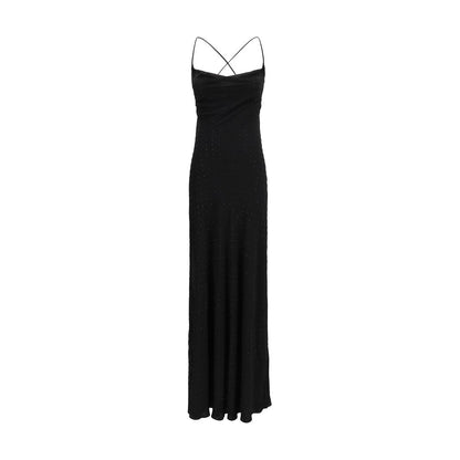 PINKO Black Polyester Casual Dress