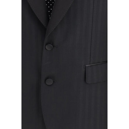 Dolce & Gabbana Black Wool Oves Aries Blazer