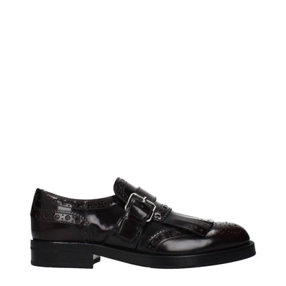 Church's Red Leather Slip-On Loafers