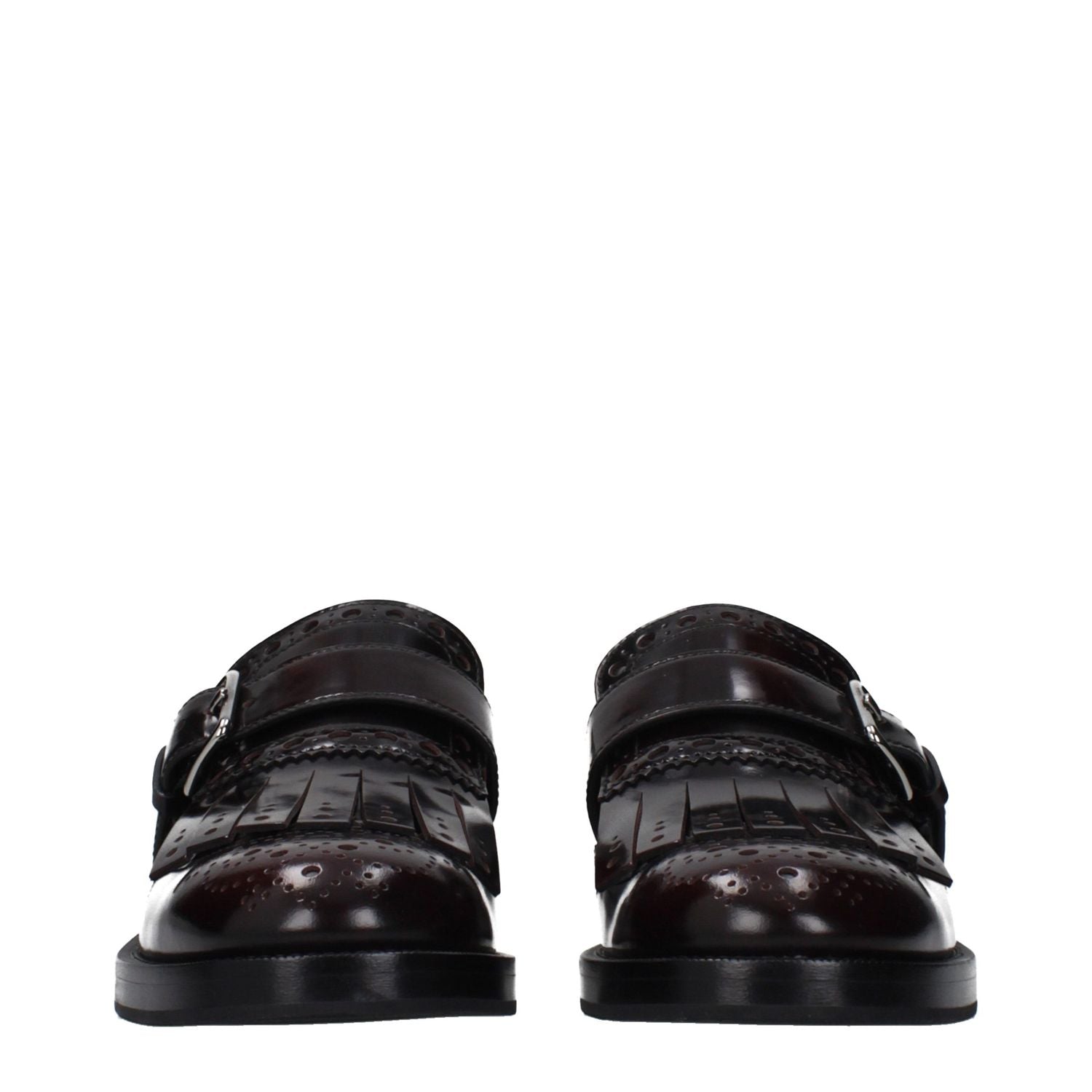 Church's Red Leather Slip-On Loafers