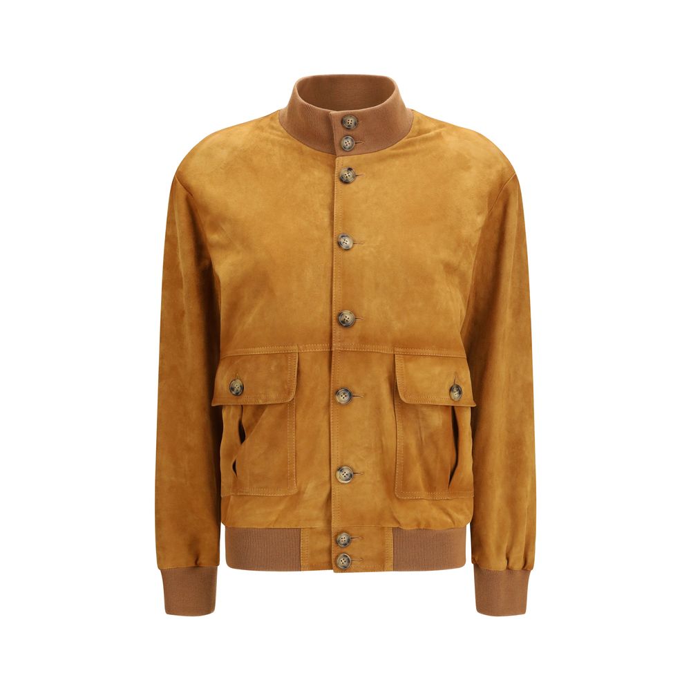 Valstar Brown Goatskin Bomber