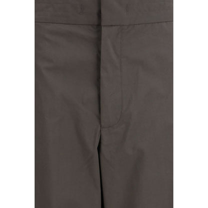 SA SU PHI Gray Cotton Casual Pants