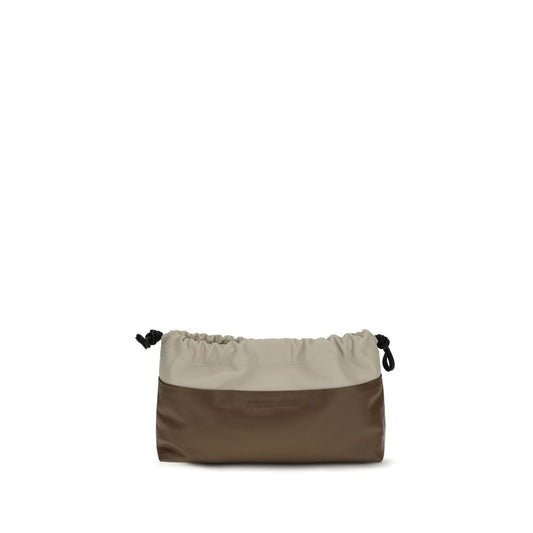 Pierre Hardy Brown Calf Leather Bos Taurus Shoulder Bag