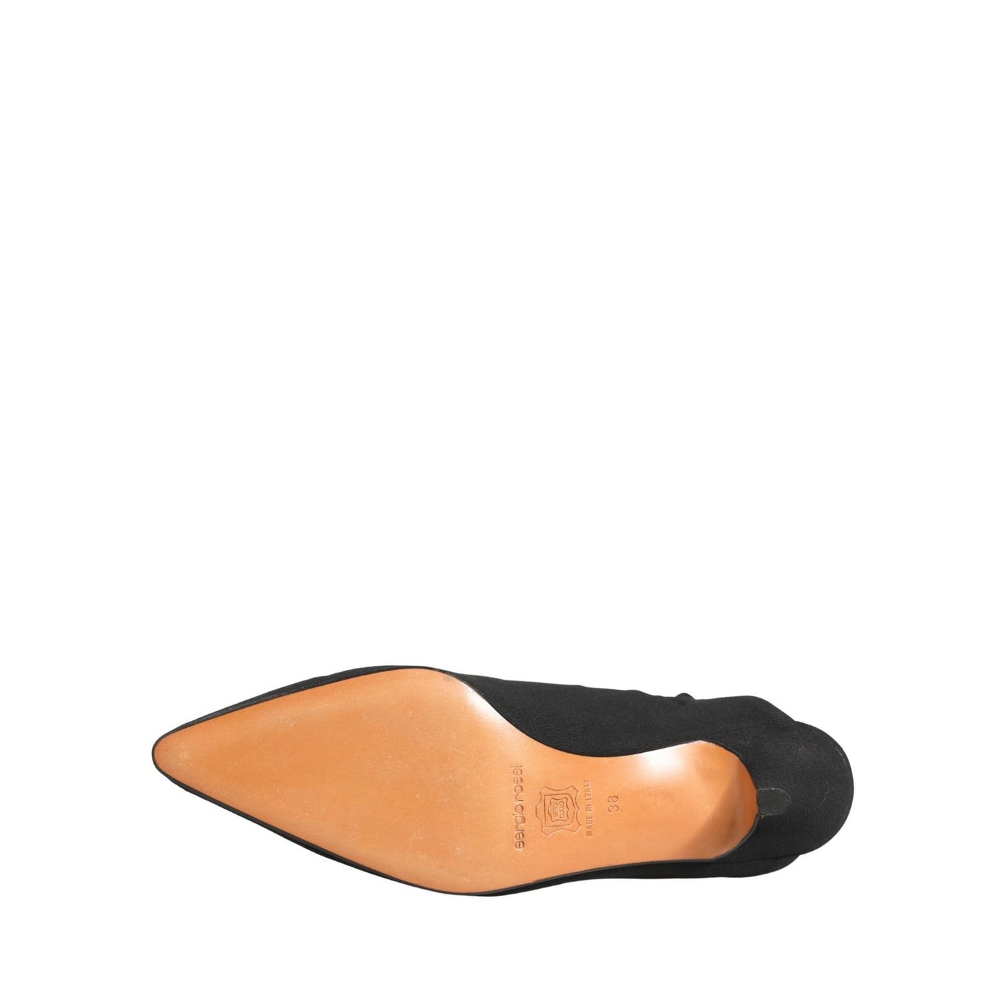Dolce & Gabbana Black Suede Heel Mule Shoes