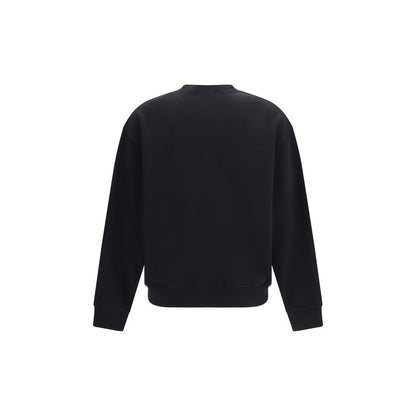 Palm Angels Black Cotton Sweatshirt