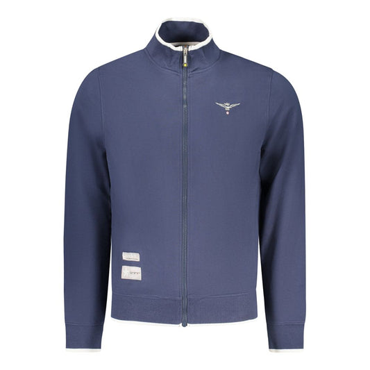 Accademia Militare Blue Cotton Men Sweatshirt