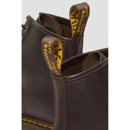 Dr. Martens Brown Leather Athletic Sneakers