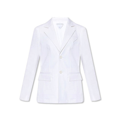 Bottega Veneta White Cotton Blazer