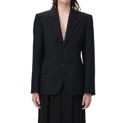 Balenciaga Black Wool Full-Length Jacket