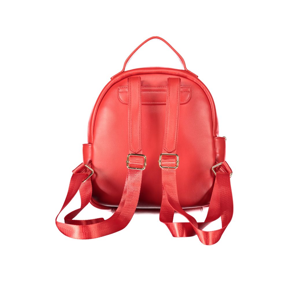 Mario Valentino Red Polyurethane Women's Backpack