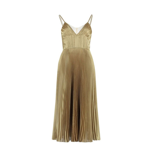Prada Gold Polyester Cocktail Dress