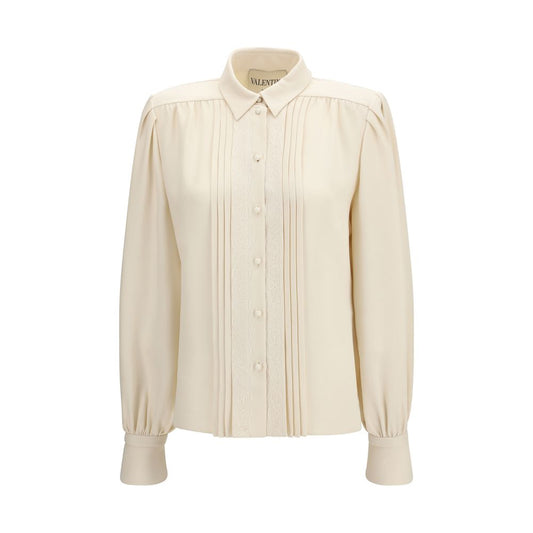 Valentino Garavani Beige Silk Shirt