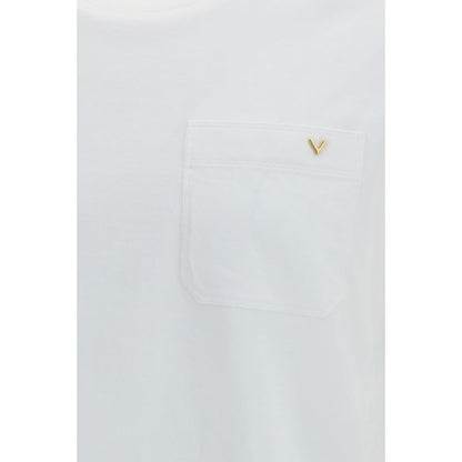 Valentino Garavani White Cotton T-Shirt