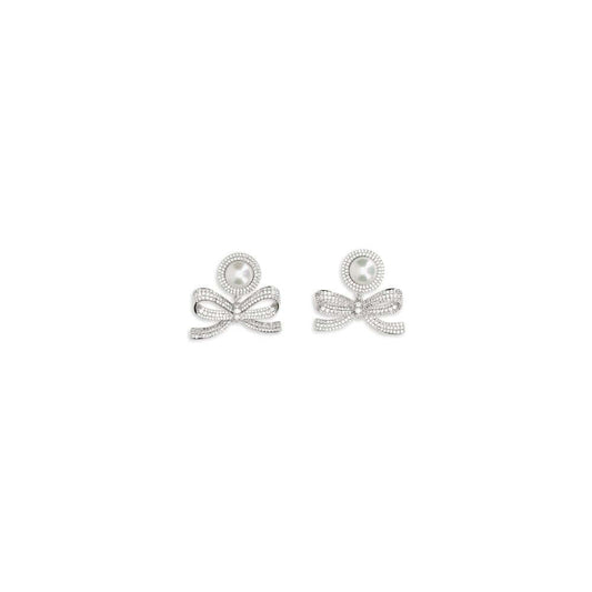 Self-Portrait Silver Brass Earrings