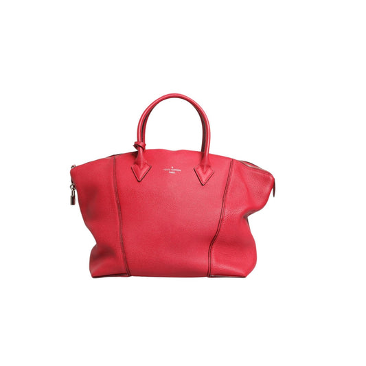 Louis Vuitton Griotte Taurillon Leather Soft Lockit MM Crossbody Bag