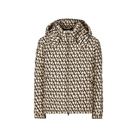 Valentino Garavani Beige Polyamide Full-Length Jacket