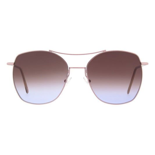 Andy Wolf Rose Gold Metal Sunglasses