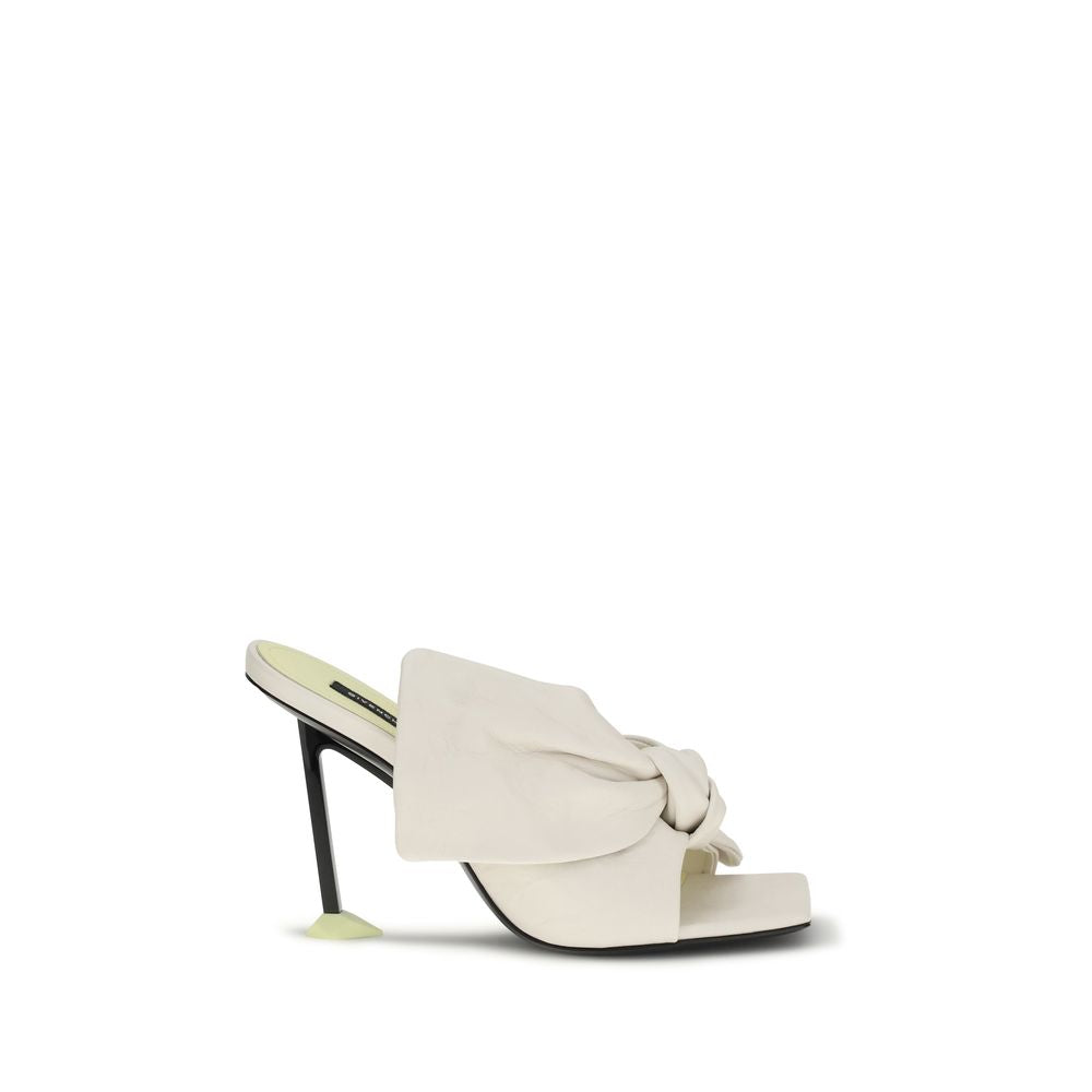 Givenchy White Lamb Ovis Aries Aries Mules