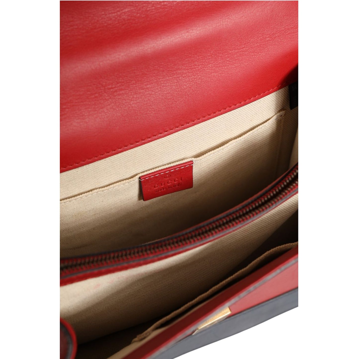 Gucci Dionysus Bamboo Medium Top Handle Bag White Blue Red