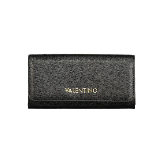 Mario Valentino Black Polyurethane Women's Wallet
