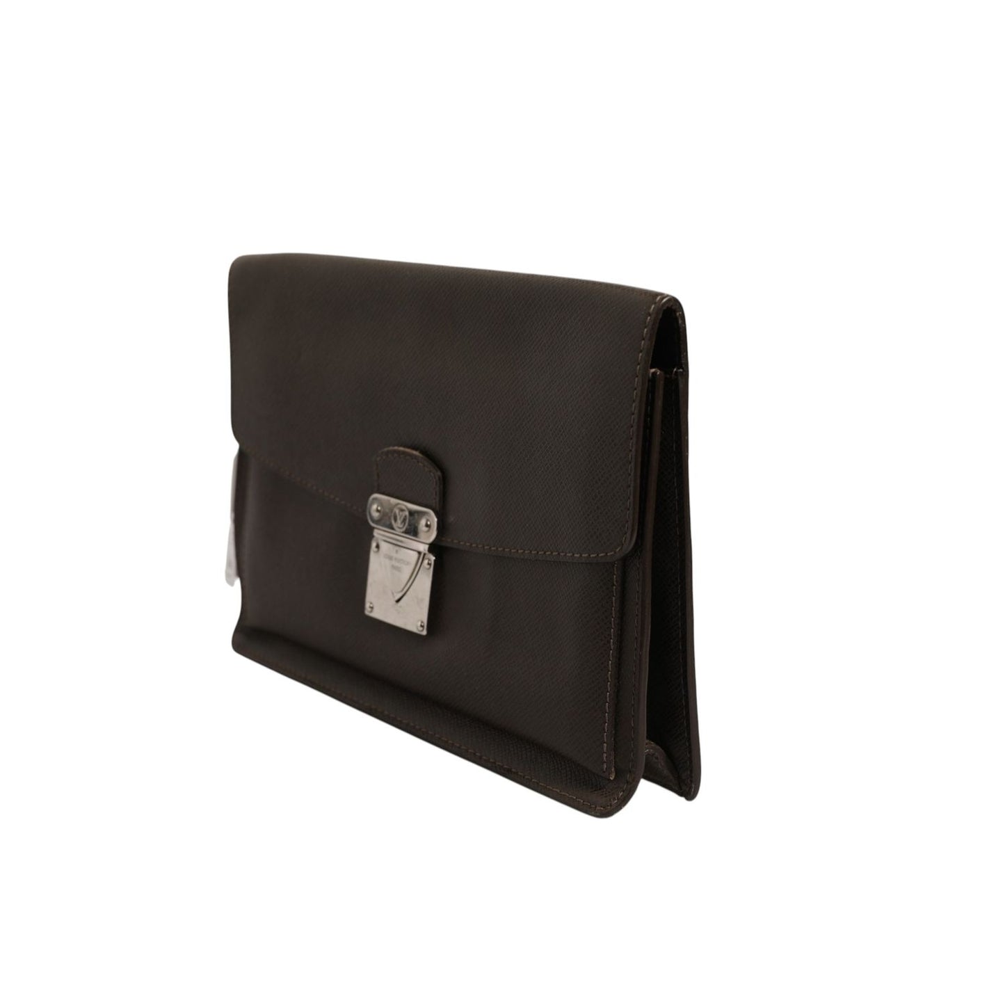 Louis Vuitton Belaia Clutch Taiga Leather