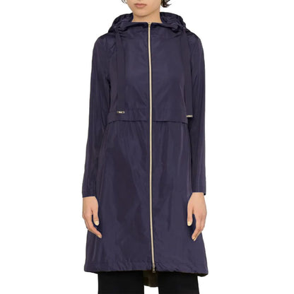 Herno Blue Polyester Coat