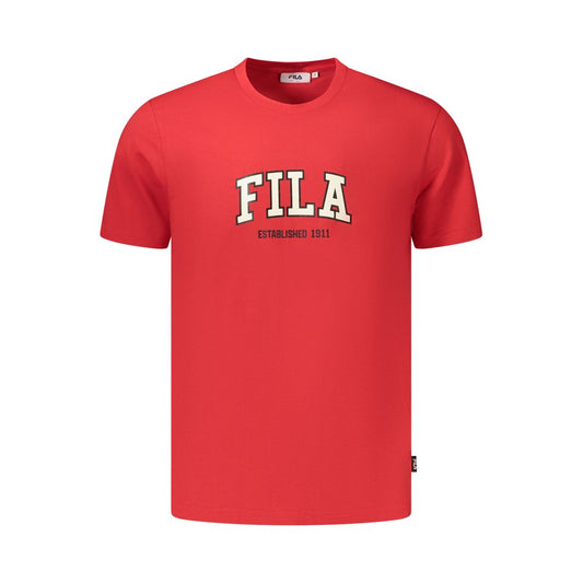 Fila Rosso Cotton Mens Tshirt