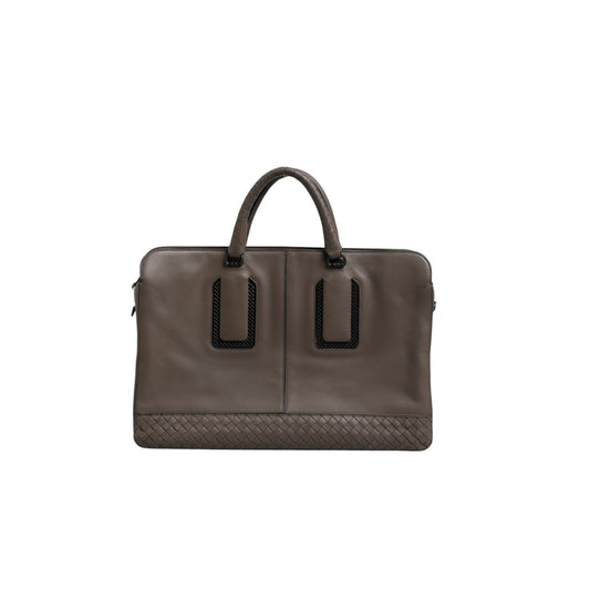 Bottega Veneta Getaway Intrecciato Leather Briefcase