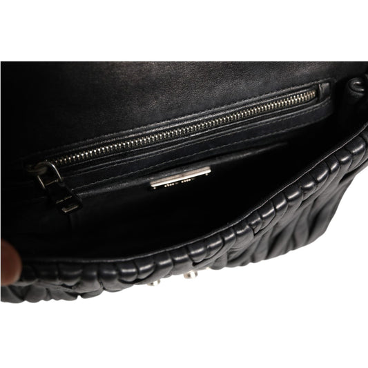 Miu Miu Confidential Matelasse Leather Flap Shoulder Bag