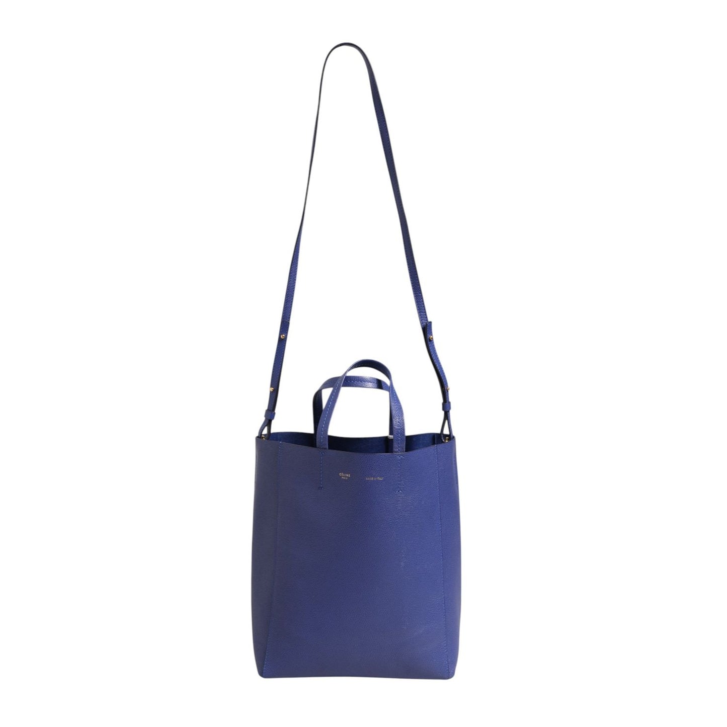 Celine Blue with Gold Tote Bag