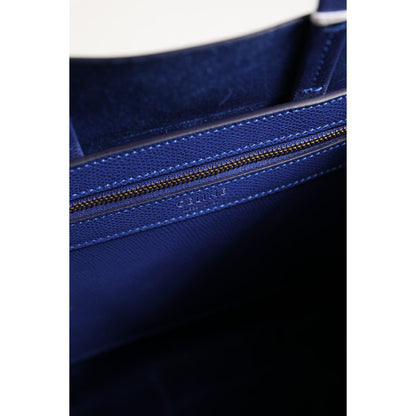 Celine Blue with Gold Tote Bag