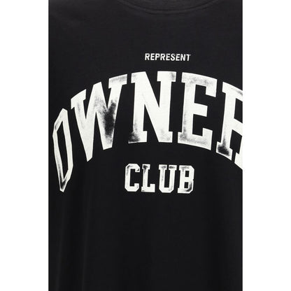 Represent Black Cotton T-Shirt