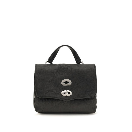 Zanellato Black Calf Leather Bos Taurus Handbag