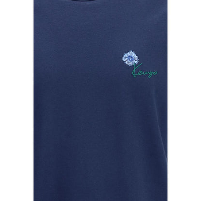 Kenzo Blue Cotton T-Shirt
